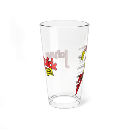 Johnny Quick Pint Glass, 16oz - All-Star Squadron Member - DC Comics Golden Age