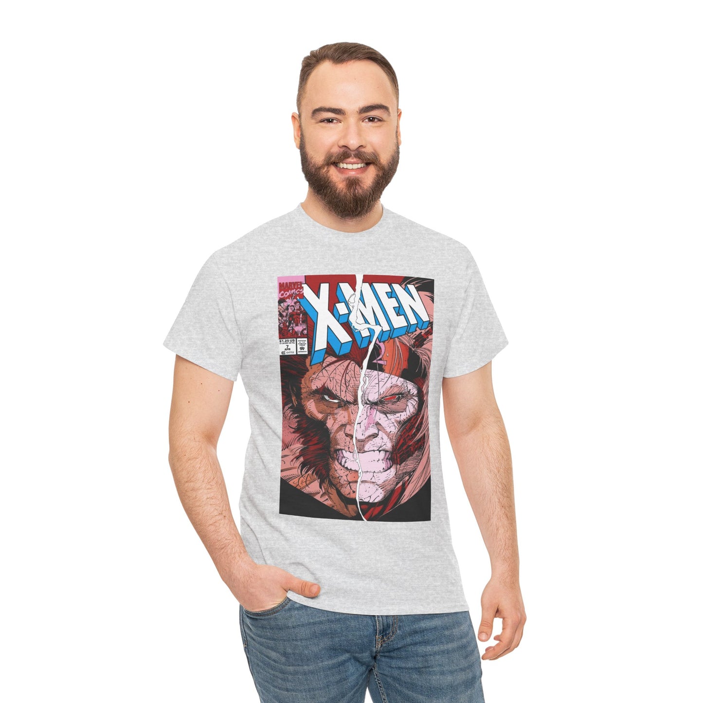 X-Men T-Shirt - Jim Lee Art - Wolverine & Omega Red - #7 Cover Art - Marvel Comics