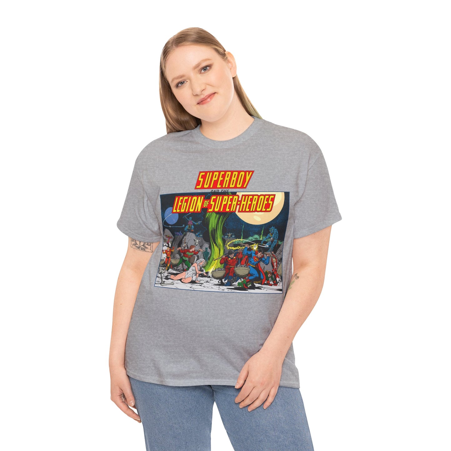 Superboy & Legion of Super-Heroes T-Shirt - Jim Starlin Art - DC Comics