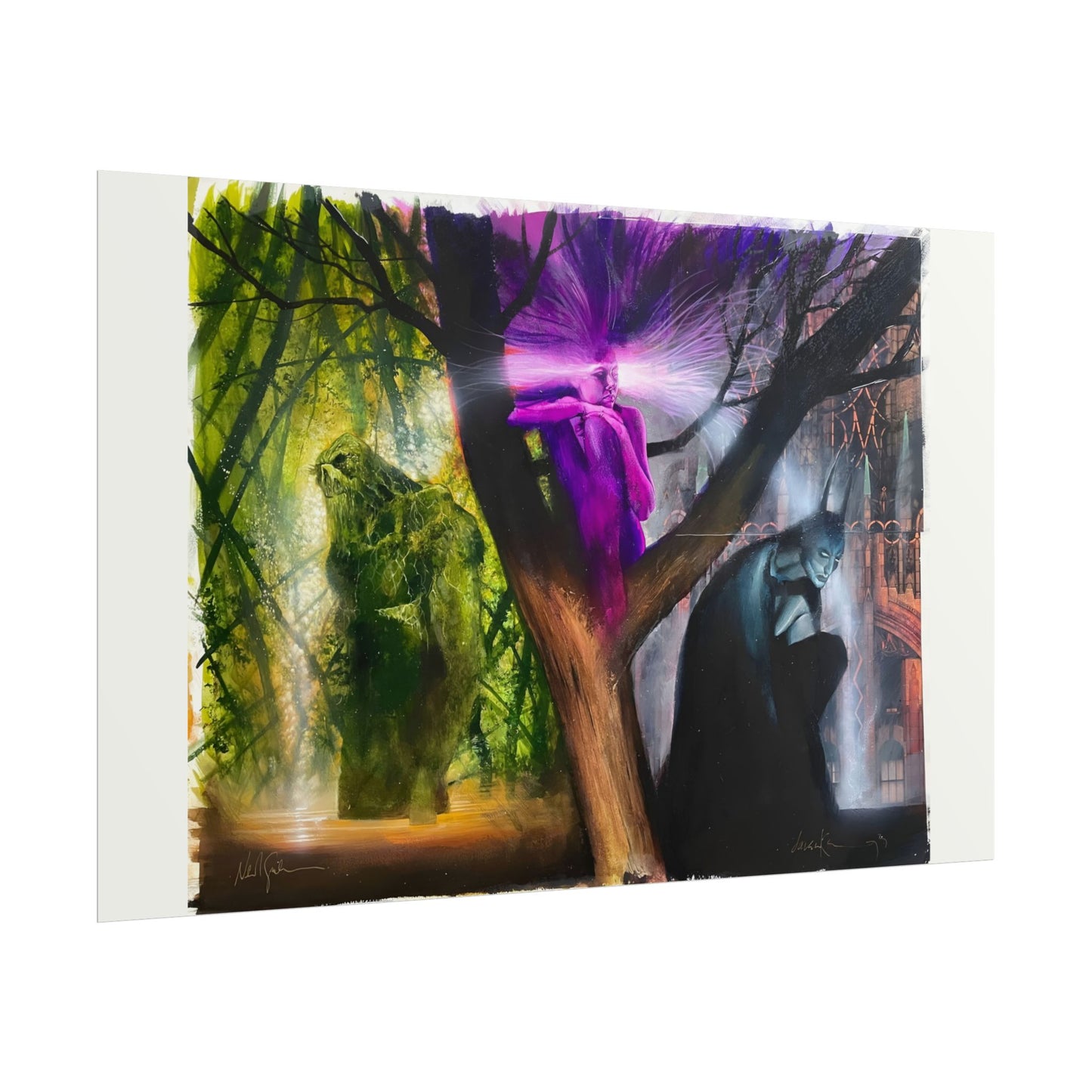 Black Orchid Rolled Poster - Dave McKean Art - Batman & Swamp Thing - DC/Vertigo Comics - Multiple Sizes Up to 24"x36"