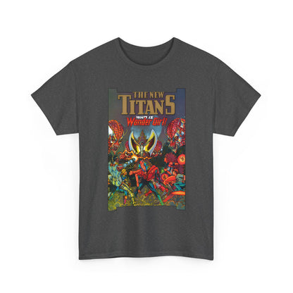New Titans T-Shirt - George Perez Art - Who is Donna Troy? - Nightwing, Troia, Starfire, Cyborg, Jericho, Raven - DC Comics
