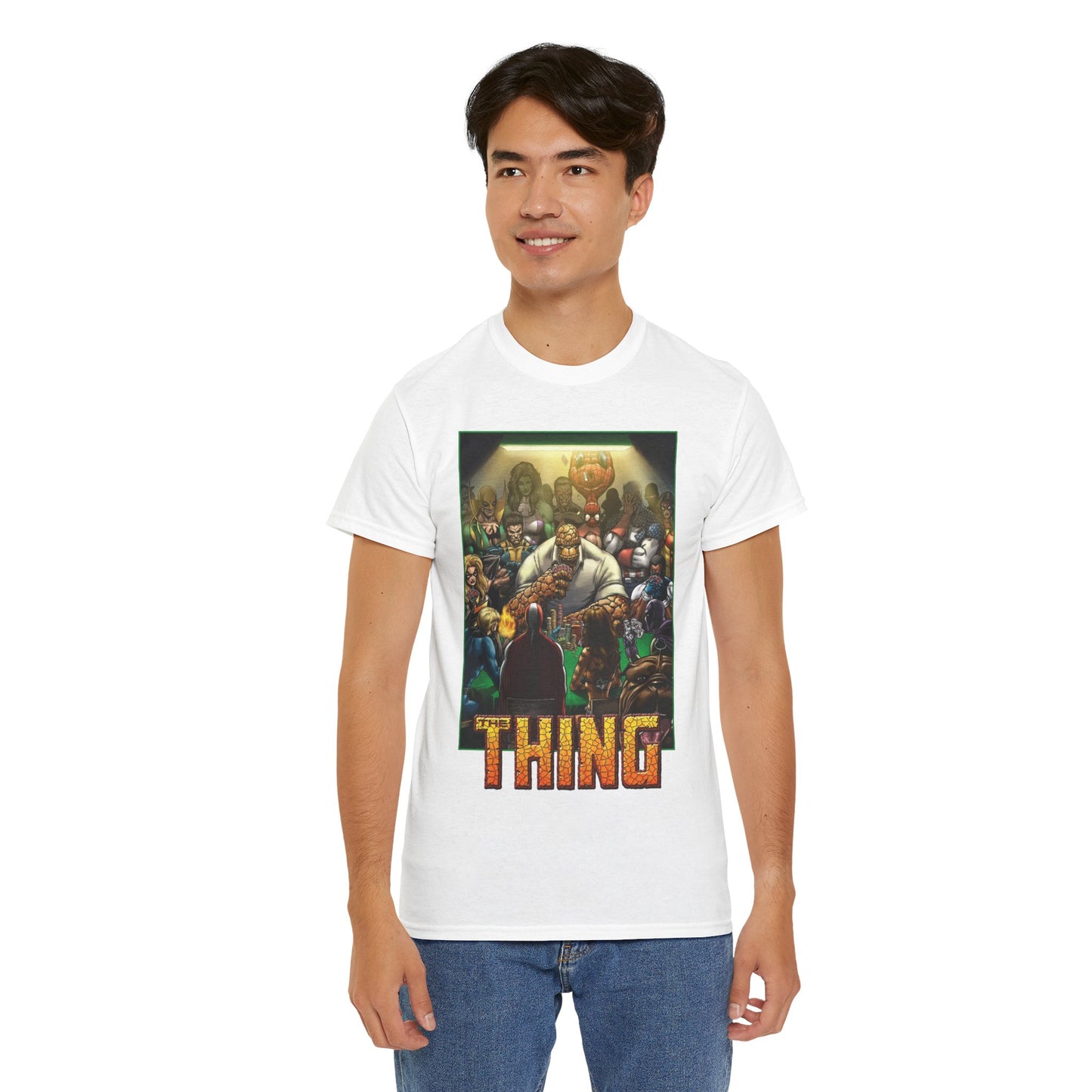 The Thing T-Shirt - Andrea DI Vito Art - Fantastic Four Member, Ben Grimm - Marvel Comics