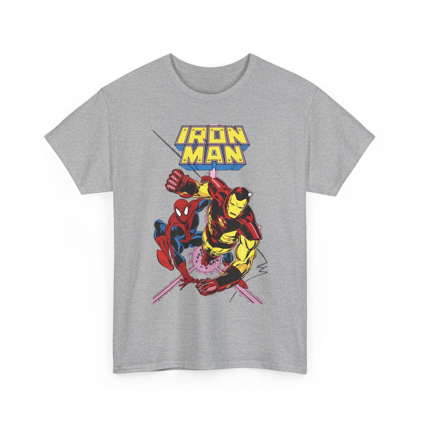 Iron-Man & Spider-Man T-Shirt - Butch Guice Art - Marvel Comics