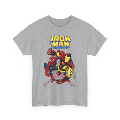 Iron-Man & Spider-Man T-Shirt - Butch Guice Art - Marvel Comics