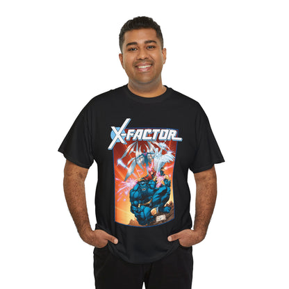 X-Factor T-Shirt - Whilce Portacio Art - Cyclops, Jean Grey, Iceman, Arcangel, Beast - X-Men Founding Members - Marvel Comics