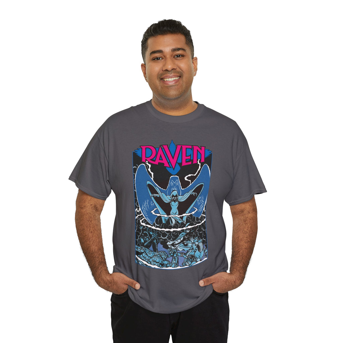 Raven T-Shirt - George Perez Art - New Teen Titans, Trigon - DC Comics