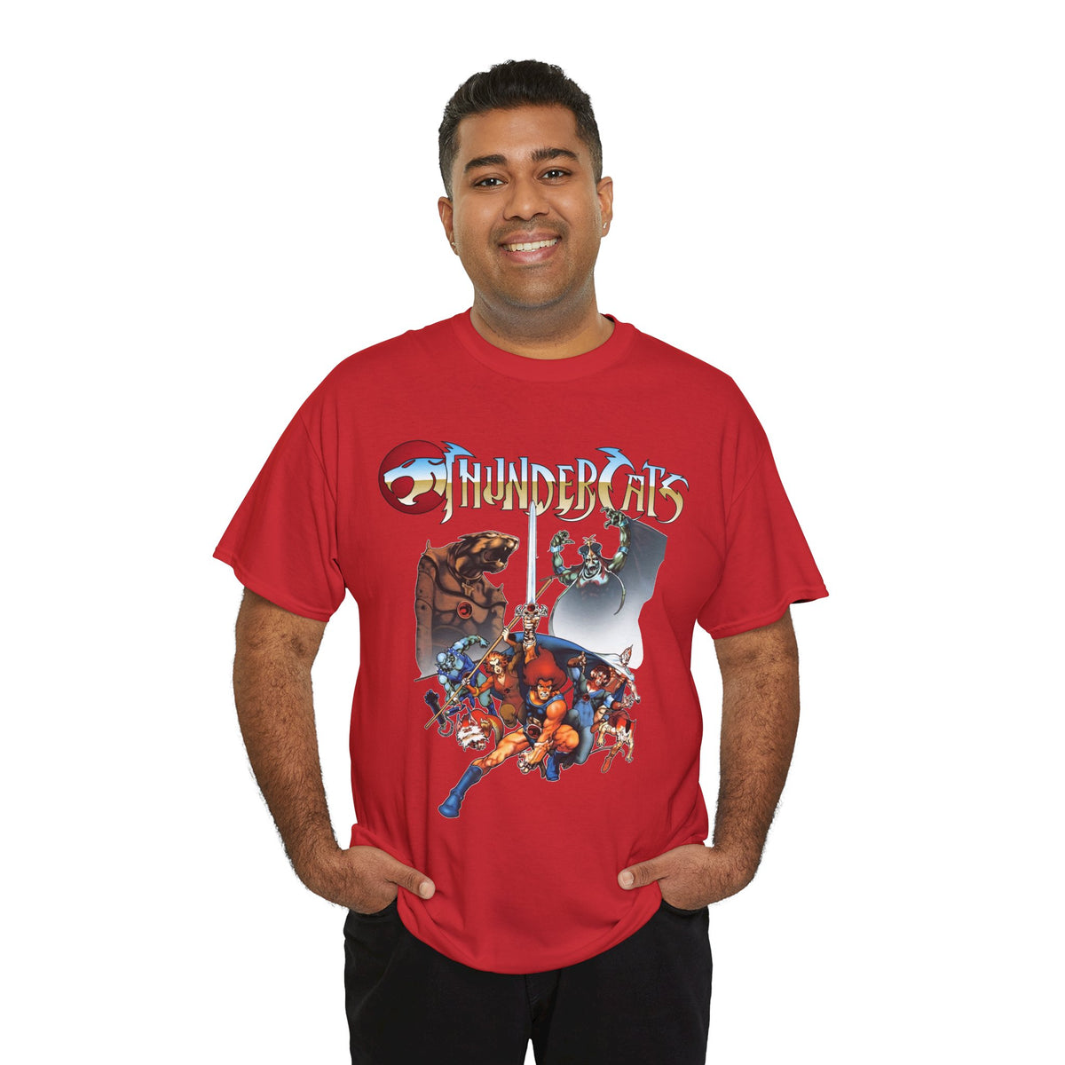 Thundercats T-Shirt - Lion-O, Panthro, Cheetara, Tygra, Snarf, WilyKit and WilyKat, Mumm-Ra