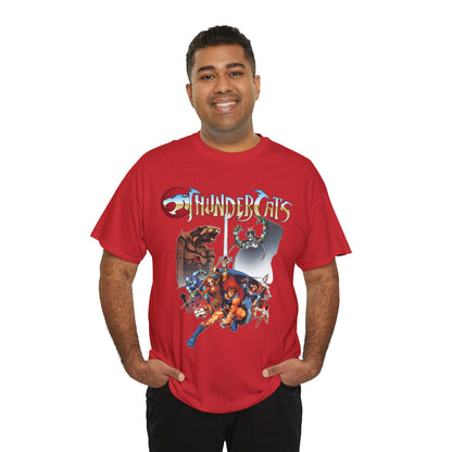 Thundercats T-Shirt - Lion-O, Panthro, Cheetara, Tygra, Snarf, WilyKit and WilyKat, Mumm-Ra