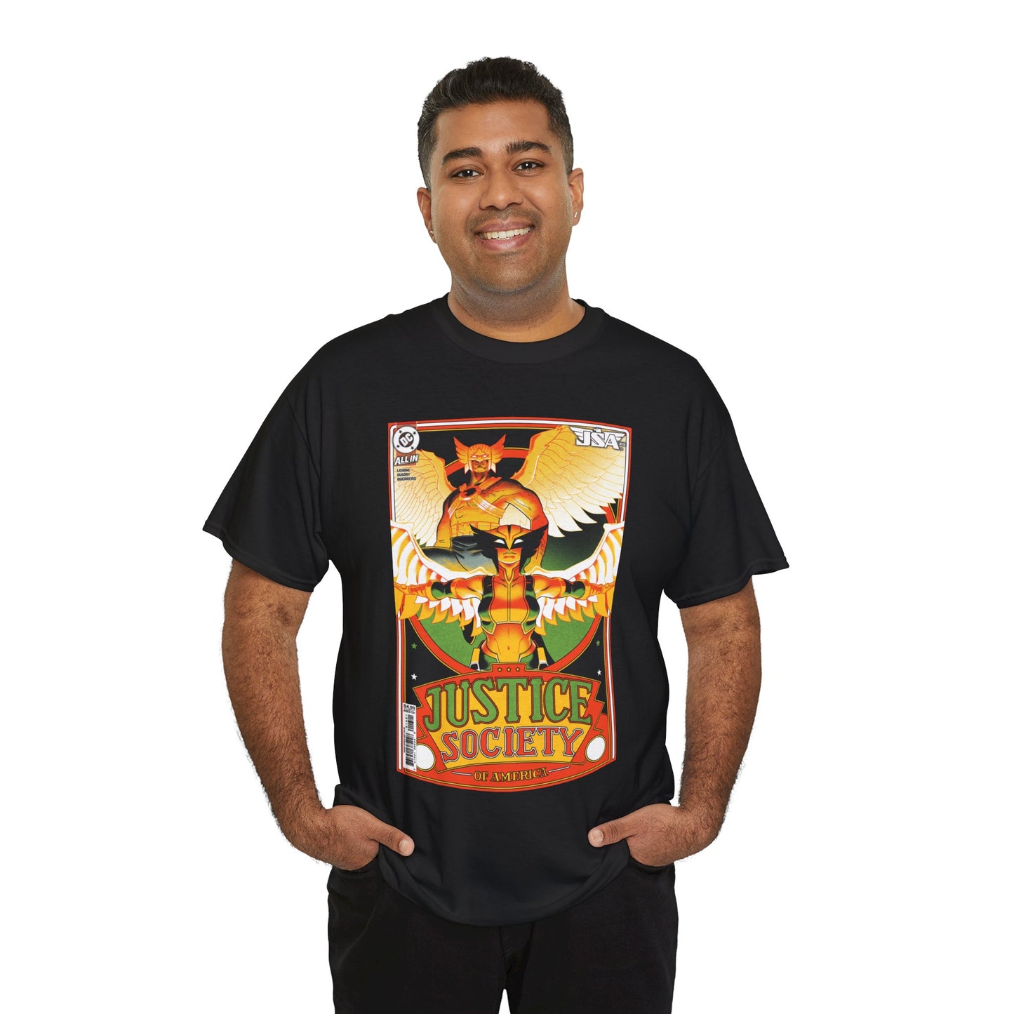 Justice Society of America T-Shirt - Hawkman & Hawkgirl - DC Comics