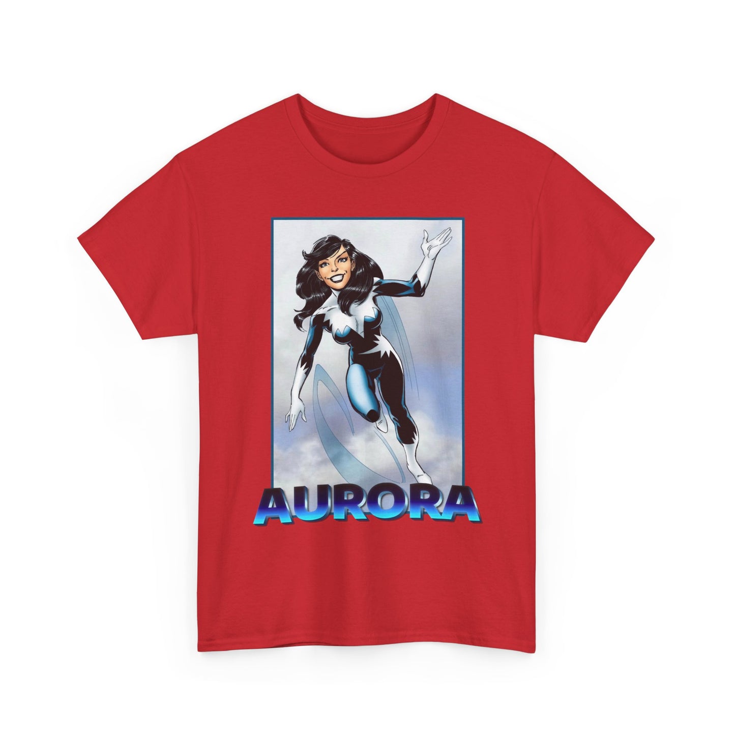 Aurora T-Shirt - John Byrne Art - Alpha Flight Member - Marvel Comics