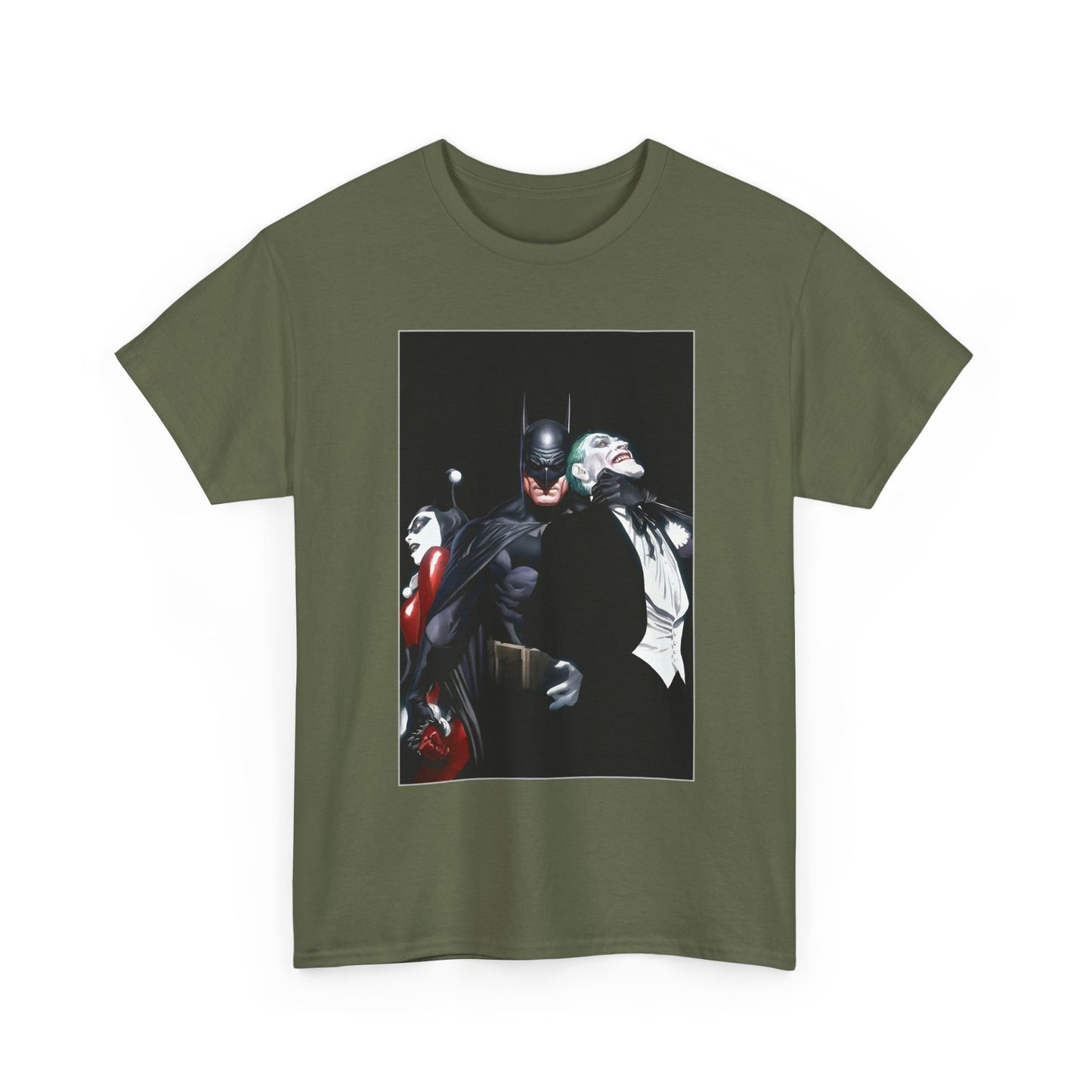 Batman T-Shirt - Alex Ross Art - Joker & Harley Quinn - DC Comics