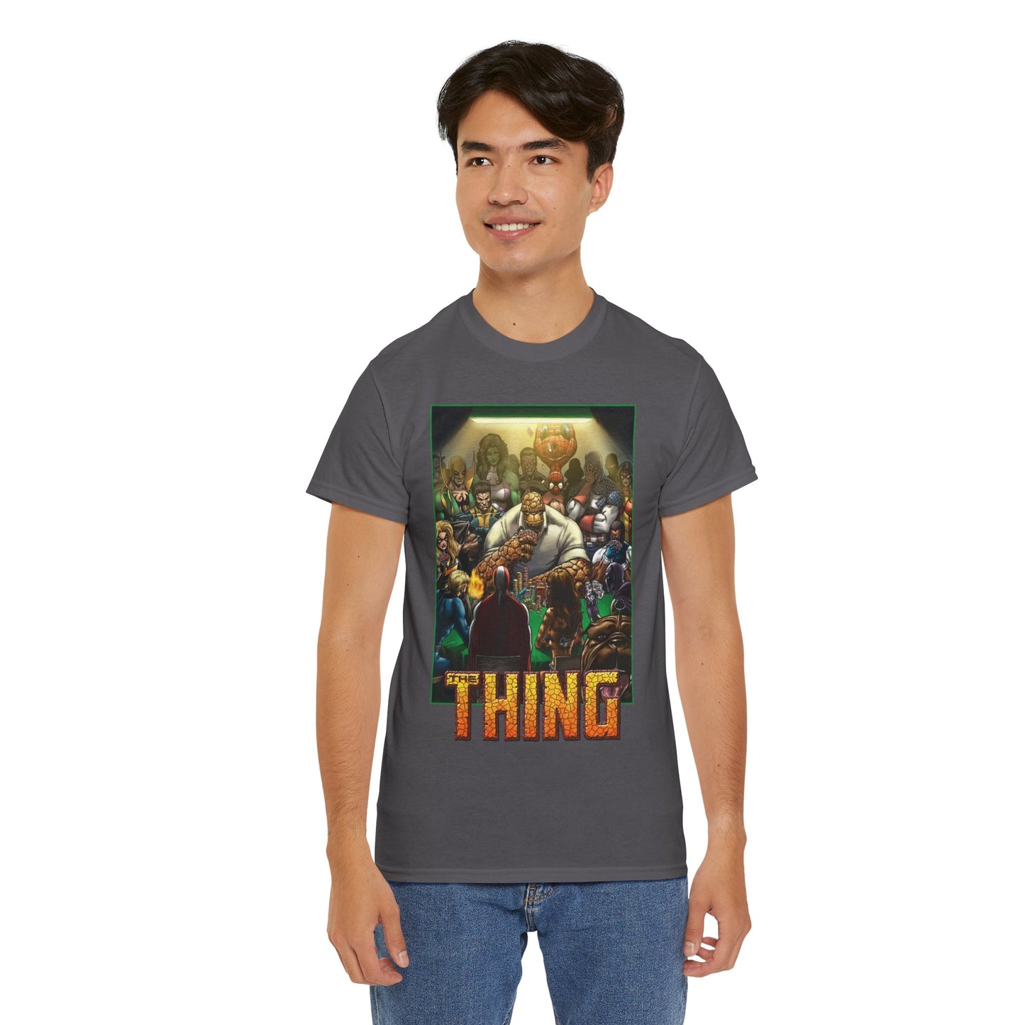 The Thing T-Shirt - Andrea DI Vito Art - Fantastic Four Member, Ben Grimm - Marvel Comics