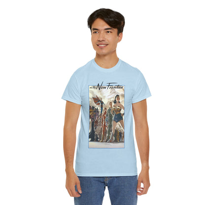 DC: The New Frontier T-Shirt - Darwyn Cooke Art - Superman, Wonder Woman, Flash, Batman - DC Comics