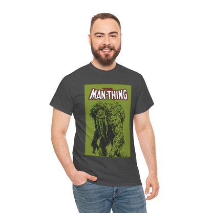 Man-Thing T-Shirt - Marvel Comics - Whatever Knows Fear Burns At The Touch - Swamp Monster