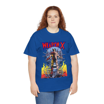 Weapon X T-Shirt - Barry Windsor-Smith Art - Wolverine Origin Story Before He Joined the X-Men - Logan, Mutant Leader - Marvel Comics