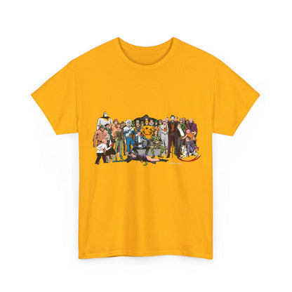 Secret Origins of Super-Villains T-Shirt - Dick Giordano Art - DC Comics - Joker, Mirror Master, Captain Cold, Lex Luthor, Scarecrow, Poison Ivy, Grodd