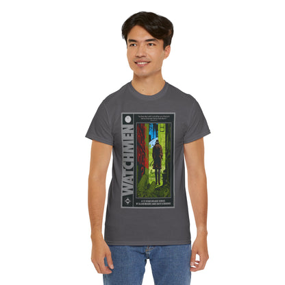 Watchmen Ad T-Shirt - Dave Gibbons Art - Rorschach - DC Comics