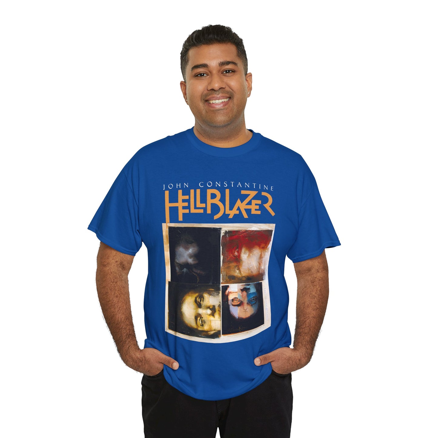 John Constantine Hellblazer T-Shirt - Dave McKean Art - DC Comics, Vertigo
