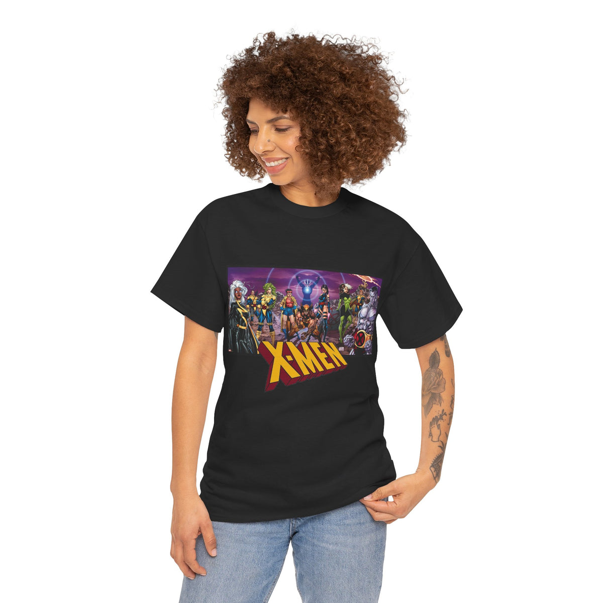 X-Men T-Shirt - Jim Lee Art - Wolverine, Storm, Colossus, Psylocke, Rogue, Forge - Marvel Comics