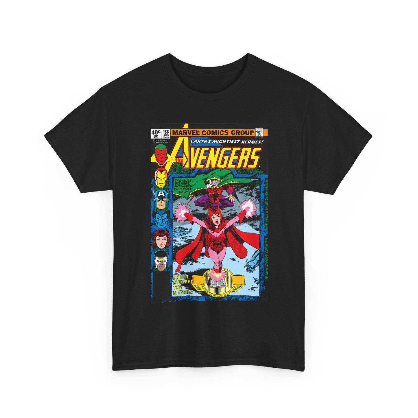 Avengers #186 T-Shirt - John Byrne Art - Scarlet Witch - Marvel Comics