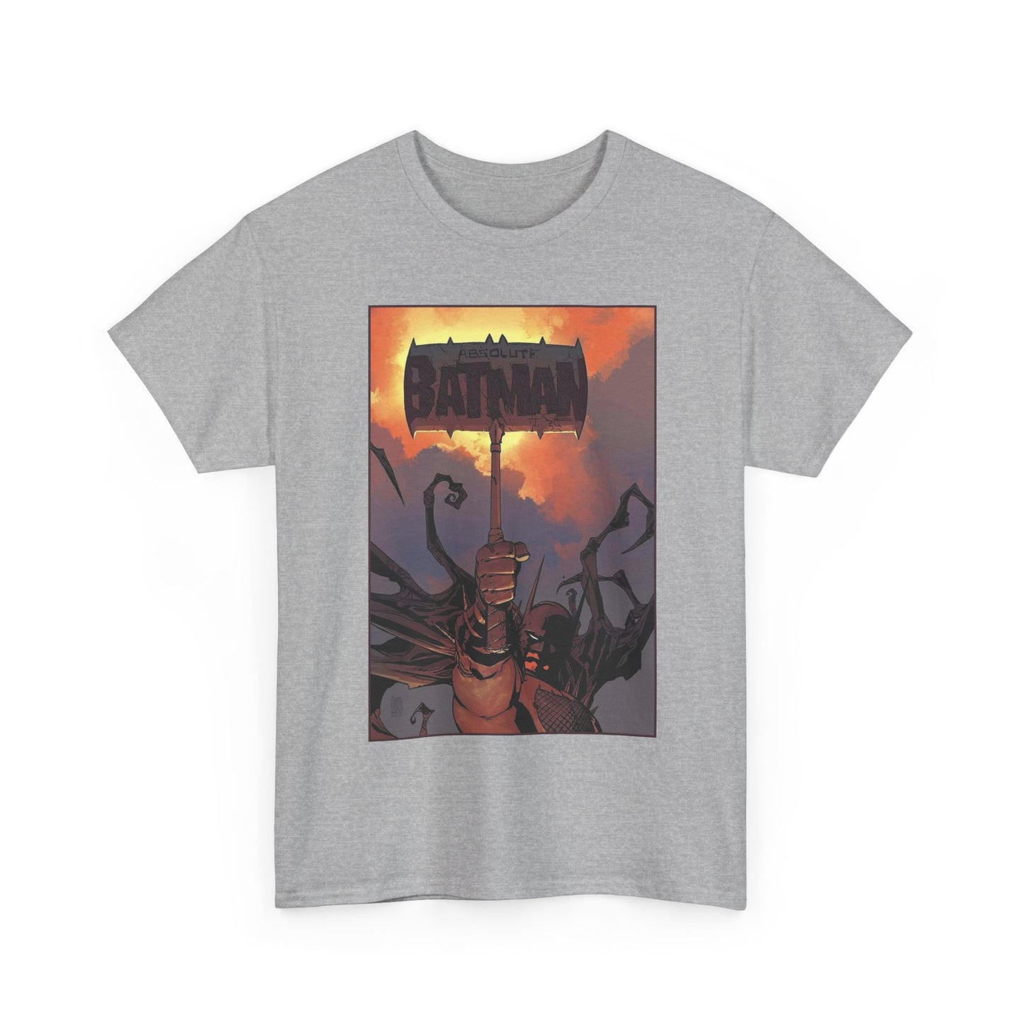 Absolute Batman T-Shirt - Giussepe Camuncoli Art - Raising the Hammer - Gotham Hero - DC Comics All-In