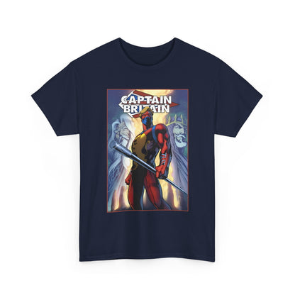 Captain Britain T-Shirt - Alan Davis Art - Excalibur Member - Marvel Comics