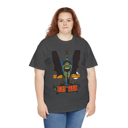 Batman T-Shirt - George Perez Art - JLA 80s Postcard Set - DC Comics - Gotham City - Justice League of America Member