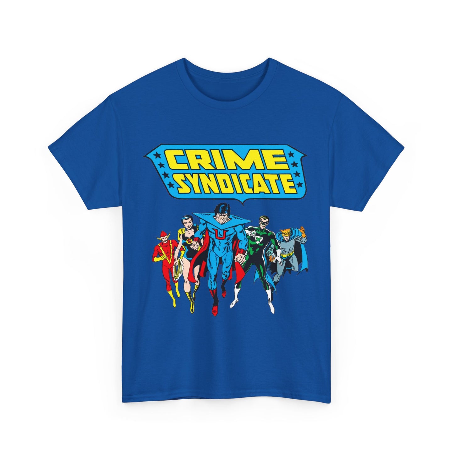 Crime Syndicate T-Shirt - Ultraman, Owlman, Superwoman, Power Ring, Johnny Quick - Earth 3 Justice League Villains - DC Comics