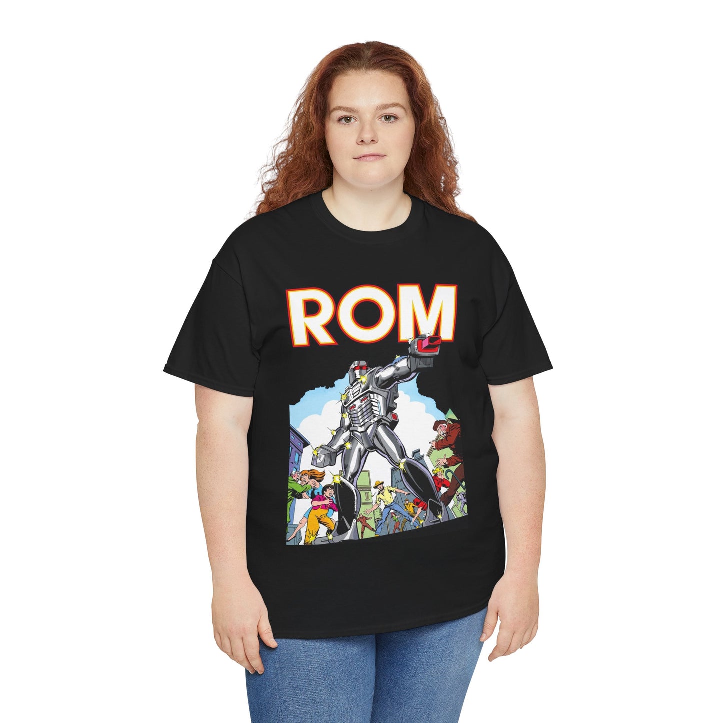Rom: Spaceknight T-Shirt - Marvel Comics Art- Retro Character - Dire Wraiths