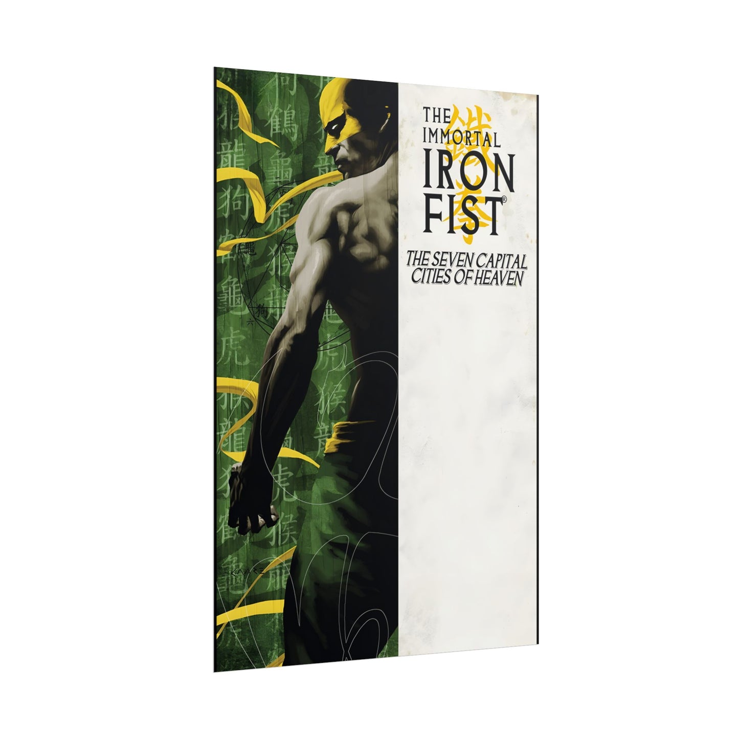 Immortal Iron Fist Rolled Poster - Kaare Andrews Art - Marvel Comics - Multiple Sizes Up to 24"x36"