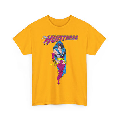 Huntress T-Shirt - Joe Staton Art - Helena Wayne, Daughter of Earth 2 Batman & Catwoman - Pre-Crisis JSA Member - DC Comics