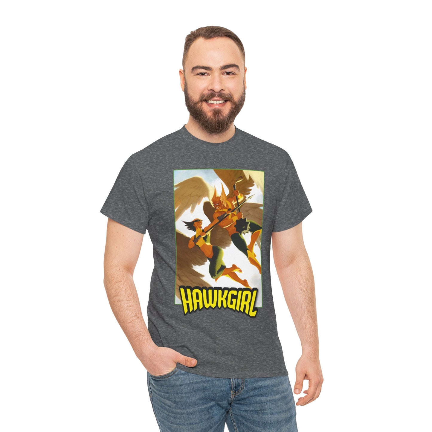Hawkgirl T-Shirt - David Talaski Art - With Hawkman - DC Comics