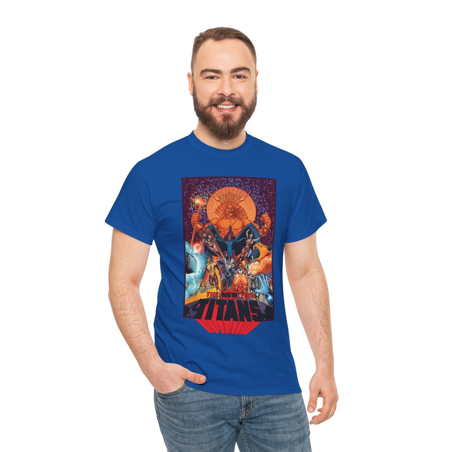 New Teen Titans T-Shirt - George Perez Art - Trigon's Titans - Raven - DC Comics