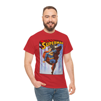 Superman With Eagle T-Shirt - Ariel Olivetti Art - DC Comics