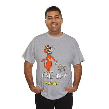 Pixie & Dixie & Mr Jinks T-Shirt - Classic Hanna-Barbera Saturday Morning Cartoon - I Hate Meeces to Pieces!