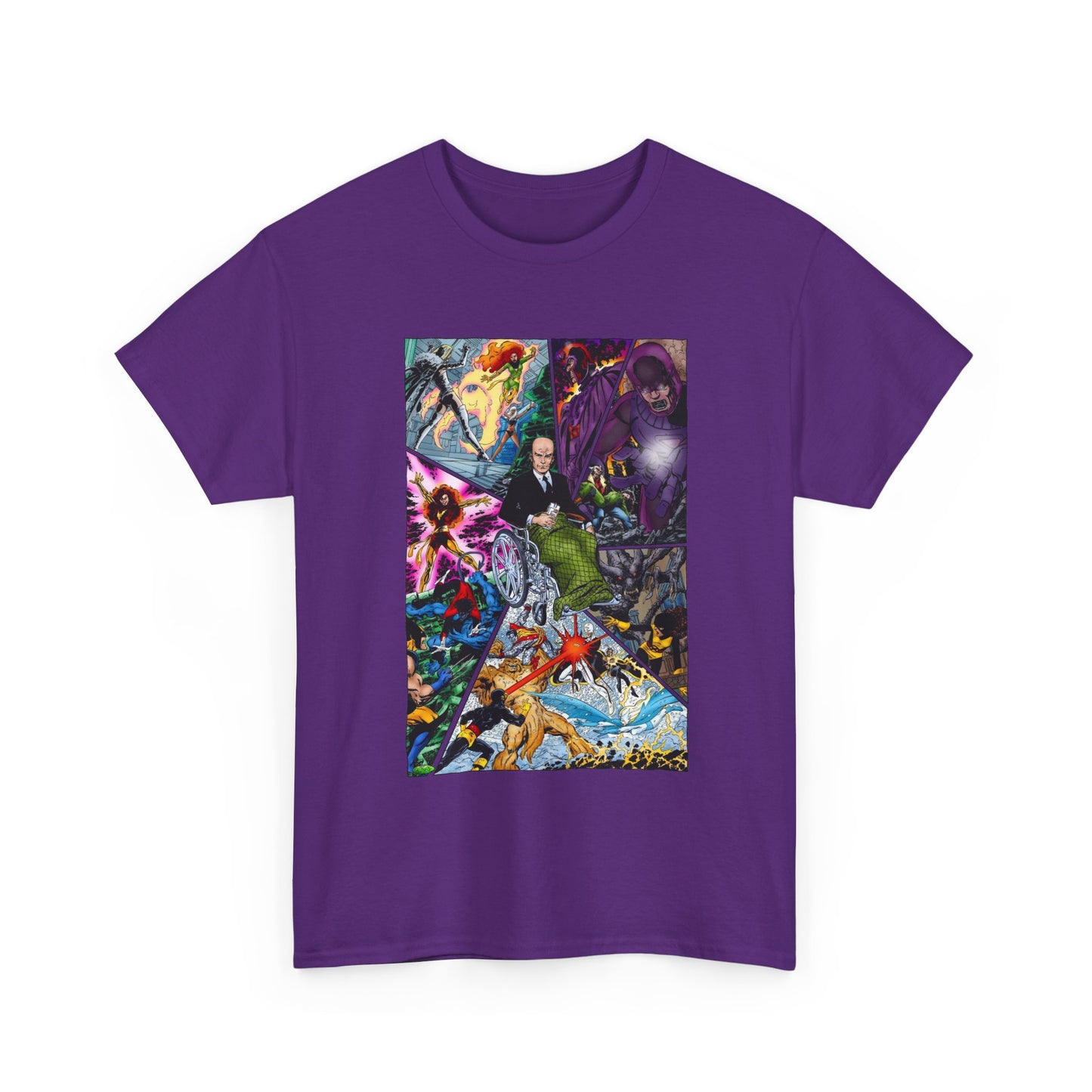 Professor X T-Shirt - John Byrne Art - Charles Xavier, X-Men Founder - Dark Phoenix, Cyclops, Sentinels - Marvel Comics