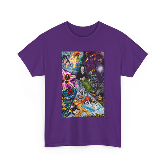 Professor X T-Shirt - John Byrne Art - Charles Xavier, X-Men Founder - Dark Phoenix, Cyclops, Sentinels - Marvel Comics