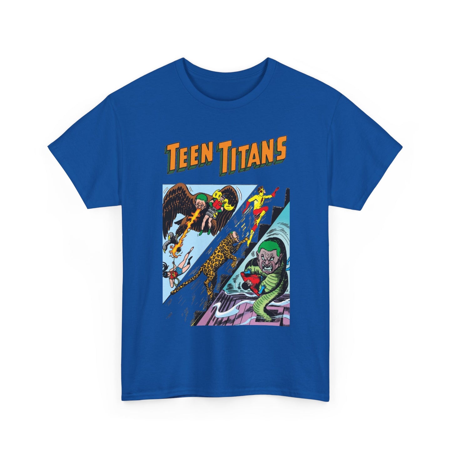 Teen Titans T-Shirt - Nick Cardy Art - #1 Cover Art - Robin, Wonder Girl, Kid Flash, Aqualad - DC Comics