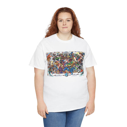 Avengers T-Shirt - George Perez Art - Poster Art of Basically Every Avenger - Marvel Comics