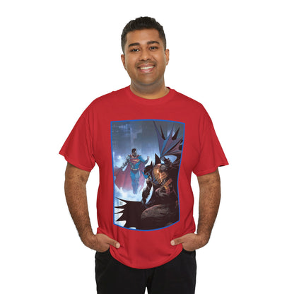 Cyborg Superman Vs Azrael Batman T-Shirt - Lee Weeks Art - Reign of the Superman, Knightfall - World's Finest Variant Cover Art - DC Comics