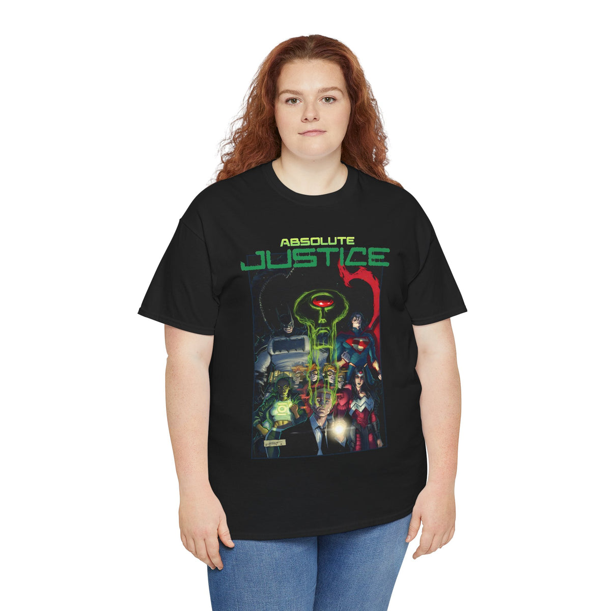 Absolute Justice T-Shirt - Juan Ferreyra Art - Superman Batman Wonder Woman Martian Manhunter - DC Comics
