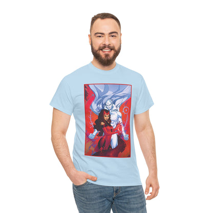 Scarlet Witch & Vision T-Shirt - Russell Dauterman Art - Avengers Members - Marvel Comics