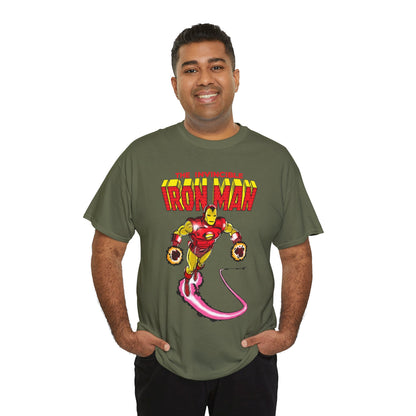 Iron Man T-Shirt - George Perez Art - Tony Stark in his Armor - Avengers Member - MCU - Marvel Comics