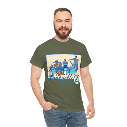 Fantastic Four T-Shirt - 2025 MCU Movie - Reed Richards, Invisible Woman, Thing, Human Torch - Marvel Comics Characters