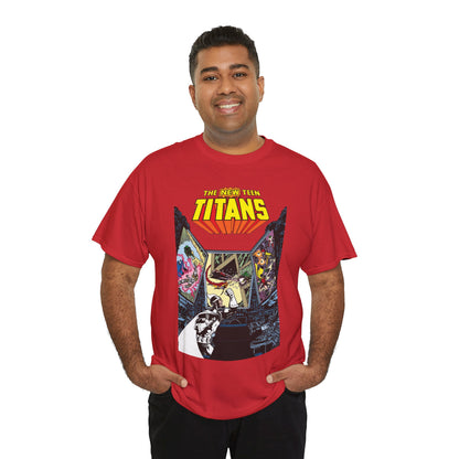 New Teen Titans T-Shirt - George Perez Art - Dr. Light, Titans Tower - DC Comics