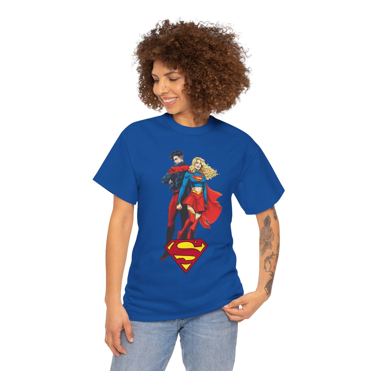 Supergirl & Superboy T-Shirt - Dan Mora Art - DC Comics
