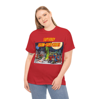 Superboy & Legion of Super-Heroes T-Shirt - Jim Starlin Art - DC Comics