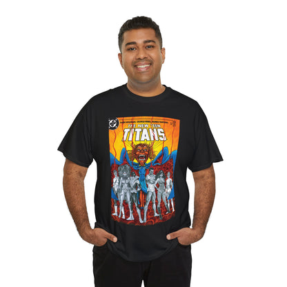 New Teen Titans #4 T-Shirt - George Perez Art - Trigon the Terrible - DC Comics
