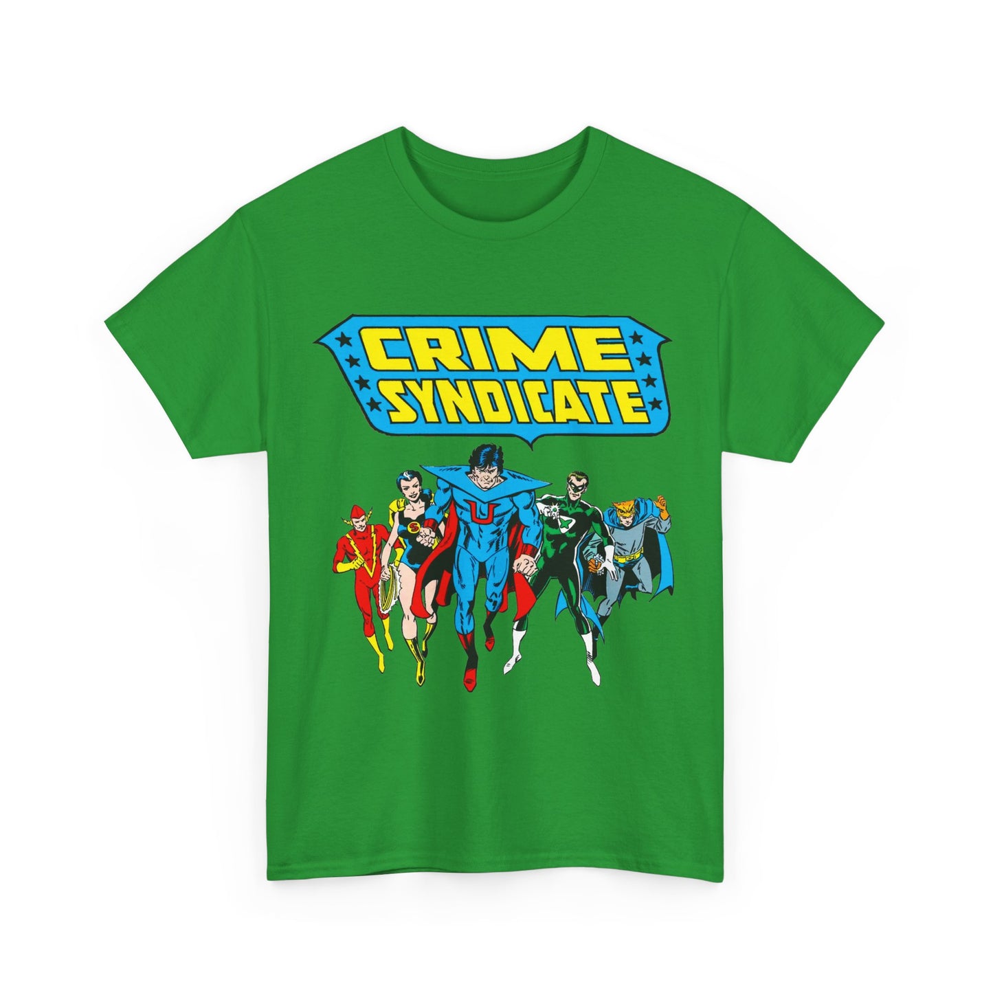 Crime Syndicate T-Shirt - Ultraman, Owlman, Superwoman, Power Ring, Johnny Quick - Earth 3 Justice League Villains - DC Comics
