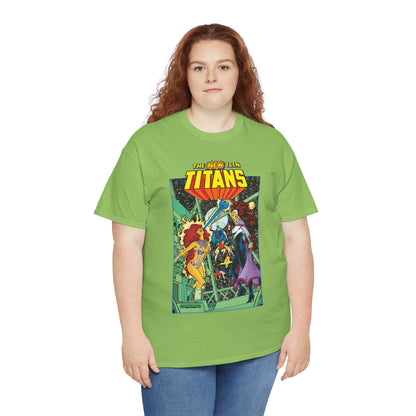 New Teen Titans T-Shirt - George Perez Art - Starfire Vs Blackfire - DC Comics